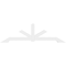 Ekena Millwork Vanguard Architectural Grade PVC Gable Bracket, 84"W x 24 1/2"H x 2"D x 4"F, 7/12 Pitch GBP084X25X0204VAN00 - alternate 3